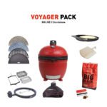 Kamado Joe Big Joe II Stand Alone Charcoal Grill With Voyager Pack