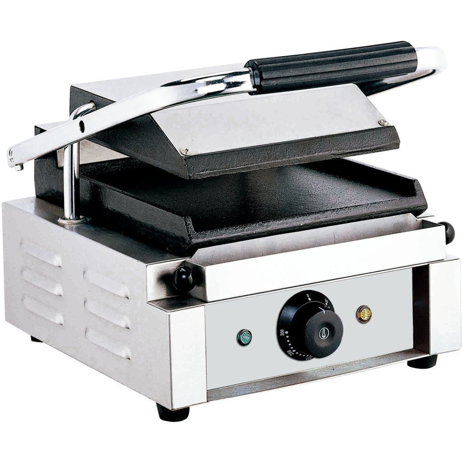 EG01B-1500x1500-1 Heavy Duty Panini Contact grill Single Smooth | Adexa EG01B - Image 1