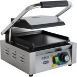 Heavy Duty Panini Contact grill Single Smooth | Adexa EGD10A