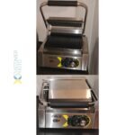 Heavy Duty Panini Contact grill Single Ribbed | Adexa EGD10C - Image 4