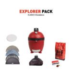 Kamado Joe Classic II Stand Alone Charcoal Grill With Explorer Pack