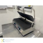 Heavy Duty Twin Panini Contact grill Dual Zone 3.6kW Ribbed | Adexa MLP813 - Image 5