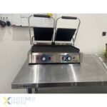 Heavy Duty Twin Panini Contact grill Dual Zone 3.6kW Ribbed | Adexa MLP813 - Image 7